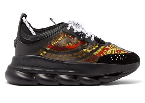 prezzo chain sneakers versace|versace chain reaction twill.